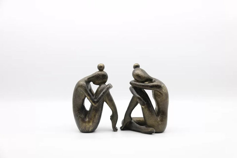 Thinker Bookstore Yoga Girl Table Decoration