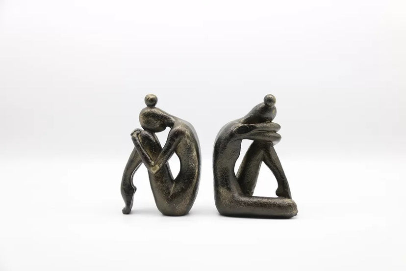 Thinker Bookstore Yoga Girl Table Decoration